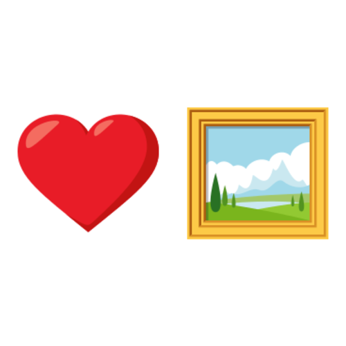 ❤🖼 Emoji Domain EmojiOne rendering